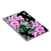 紫の花と私はブ忘れラの水の色ではない ノートブック (右側)