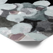 紫の花と私はブ忘れラの水の色ではない ポスター (角)