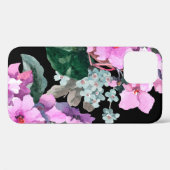 紫の花と私はブ忘れラの水の色ではない Case-Mate iPhoneケース (裏面 (横))