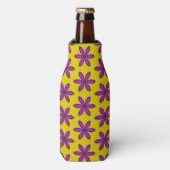 紫の花の区画 ボトルクーラー (ボトル正面)
