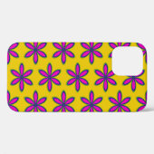 紫の花の区画 Case-Mate iPhoneケース (裏面 (横))