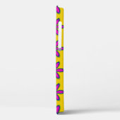 紫の花の区画 Case-Mate iPhoneケース (裏面 / 左)