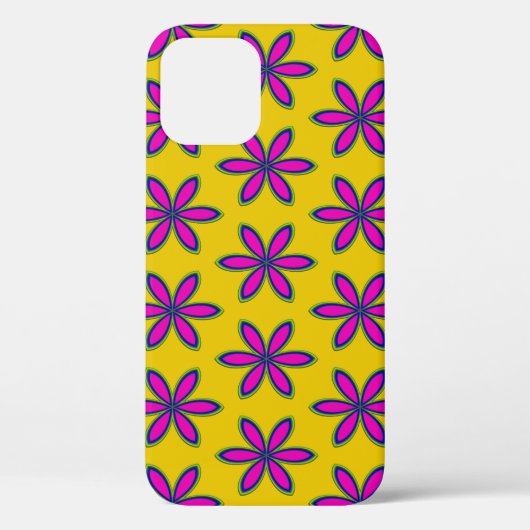 紫の花の区画 Case-Mate iPhoneケース (裏面)