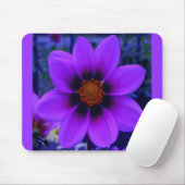 『紫の花の夕暮れ』 マウスパッド (マウス)