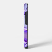 紫の花の夢 iPhoneケース (左側面)