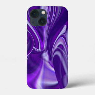紫の花の虹の夢 iPhone 13 MINIケース