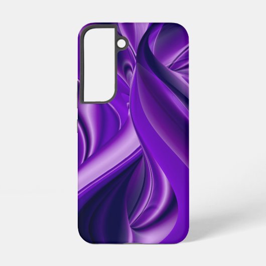 紫の花の虹の夢 SAMSUNG GALAXYケース (裏面)
