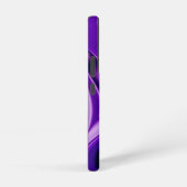 紫の花の虹の夢 SAMSUNG GALAXYケース (右側面)