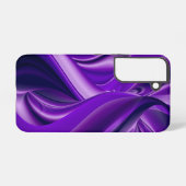 紫の花の虹の夢 SAMSUNG GALAXYケース (裏面横)