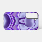紫の花の虹の夢 SAMSUNG GALAXYケース (裏面横)