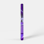 紫の花の虹の夢 SAMSUNG GALAXYケース (右側面)