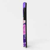 紫の花のiPhoneケース Case-Mate iPhoneケース (裏面/左)