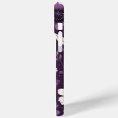 紫の花びらパターン Case-Mate iPhoneケース (裏面 / 左)