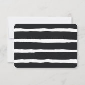 紫の花をありがとう。花の結婚式のメモ 招待状 (裏面)