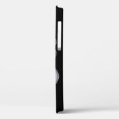 紫の花を黒に Case-Mate iPhoneケース (裏面 / 左)