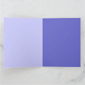 紫の花模様 – ハンガリー語名の日 カード (内部)