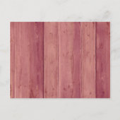 紫の花私の花嫁になる インビテーションポストカード (裏面)