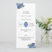 紫の花結婚の 招待状 (スタンド正面)