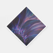 紫の花離れの紙のナプキン スタンダードランチョンナプキン (角)