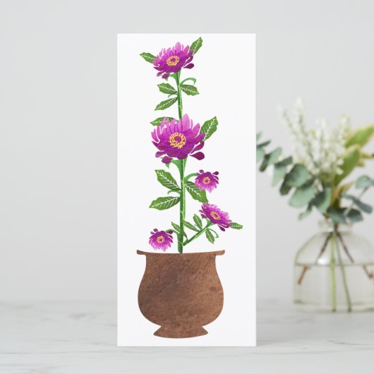 紫の花 (スタンド正面)