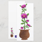 紫の花 (正面/裏面)