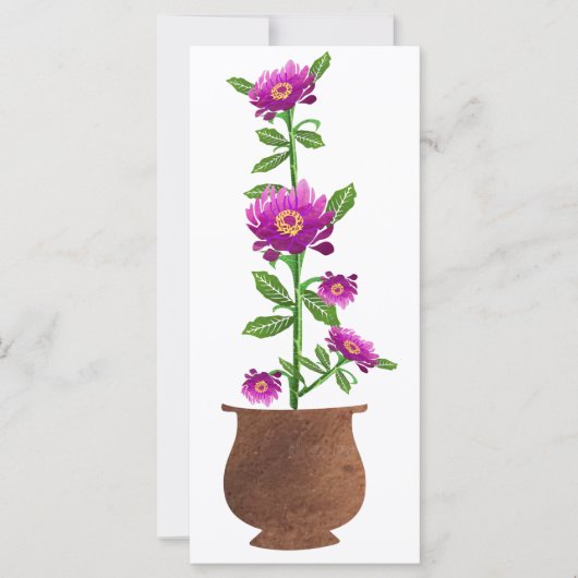 紫の花 (正面)