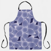 紫の花 エプロン (正面)