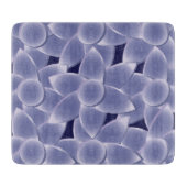 紫の花 カッティングボード (正面)