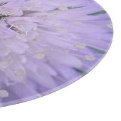 紫の花  カッティングボード (角)