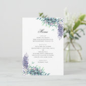 紫の花。ガーデン結婚フローララベンダー メニュー (スタンド正面)