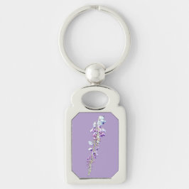 紫の花 キーホルダー