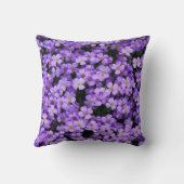 紫の花 クッション (裏面)
