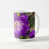 紫の花 コーヒーマグカップ (正面右)