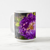 紫の花 コーヒーマグカップ (正面左)
