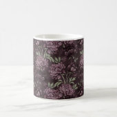 紫の花 コーヒーマグカップ (中央)