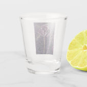 紫の花 ショットグラス (裏面)