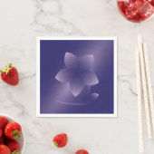 紫の花 スタンダードカクテルナプキン (インサイチュ)