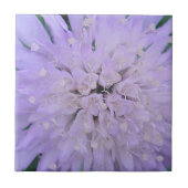 紫の花 タイル (正面)