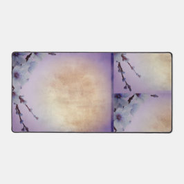 紫の花 デスクマット