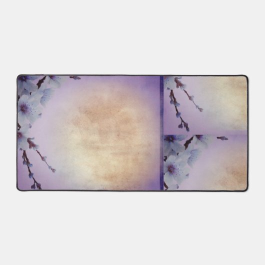 紫の花 デスクマット (正面)
