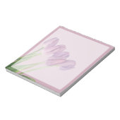 紫の花 ノートパッド (回転)