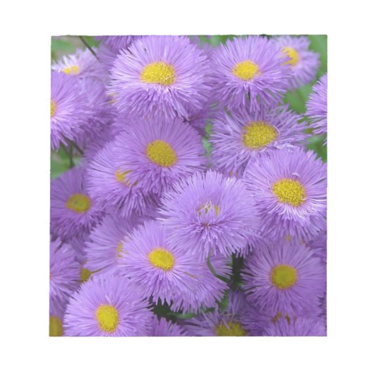紫の花 ノートパッド (正面)