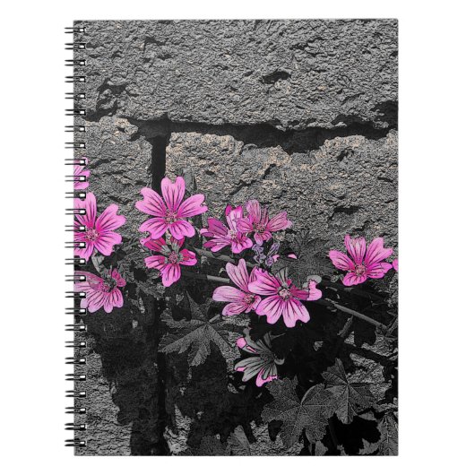 紫の花 ノートブック (正面)