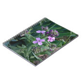 紫の花 ノートブック (左側)