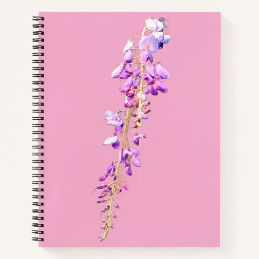 紫の花 ノートブック (正面)