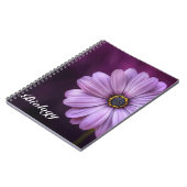 紫の花 ノートブック (左側)