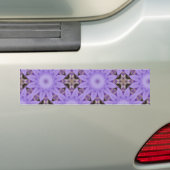 紫の花 バンパーステッカー (車上)