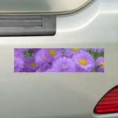 紫の花 バンパーステッカー (車上)
