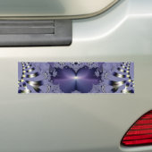 紫の花 バンパーステッカー (車上)