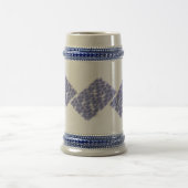 紫の花 ビールジョッキ (中央)